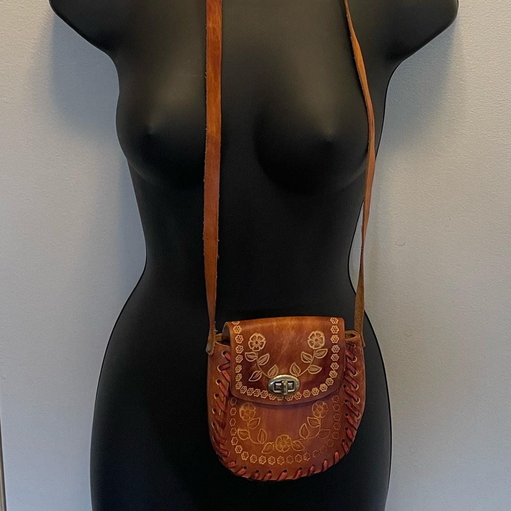 Leather mini purse
